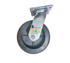Bánh xe cao su 200mm xoay