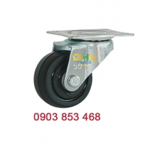 Bánh xe cao su xoay, cỡ nhỏ