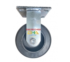 Bánh xe cao su 150 càng thép cố định