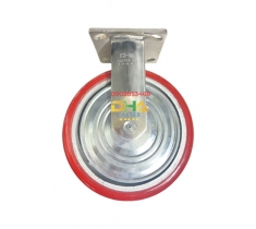 Bánh xe PUK 200mm càng Inox cố định