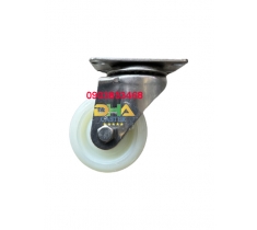 Bánh xe PA 75*32 càng inox xoay