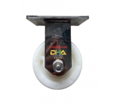 Bánh xe PA 100mm càng inox cố định