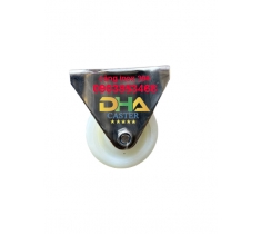 Bánh xe PA 75*32 càng inox cố định
