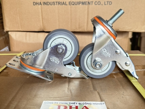 Gia công xe đẩy gắn bánh xe đẩy DHA CASTER tại Bánh xe đẩy Trà Vinh 