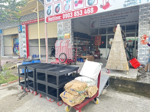 Giao xe đẩy cho đại lý Bánh xe đẩy ở Bình Thuận, bánh xe đẩy Bình Thuận