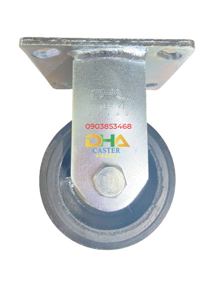DHA CASTER 4'' Bánh xe cao su 100 cố định