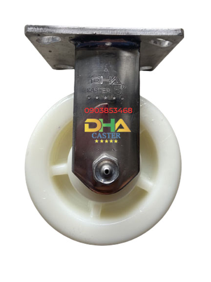 Bánh xe đẩy 5'' PA inox 304 cố định