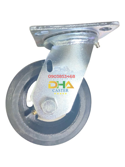 DHA CASTER 5'' Bánh xe cao su 5'' xoay