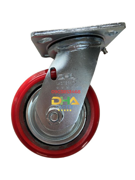 Bánh xe PU Hàn Quốc 125x50 xoay