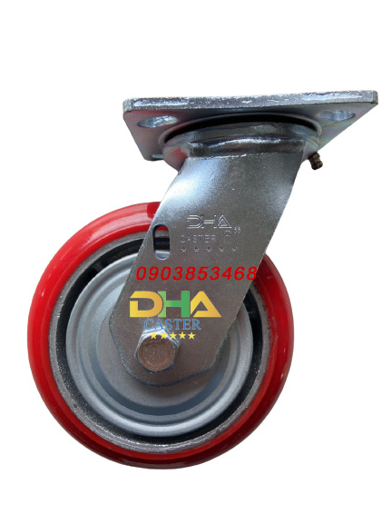 Bánh xe PU 150mm Hàn Quốc xoay