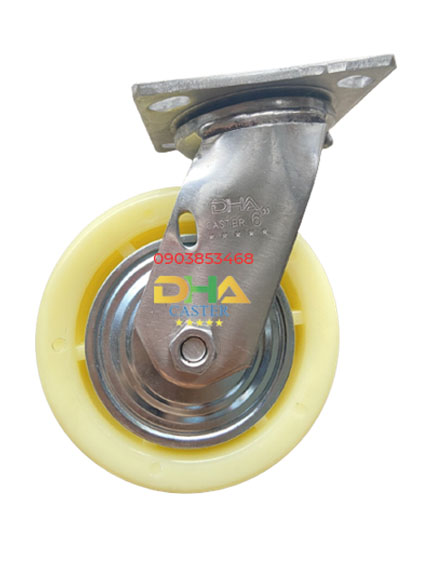 DHA CASTER 6'' NYLON CÓ NẮP XOAY