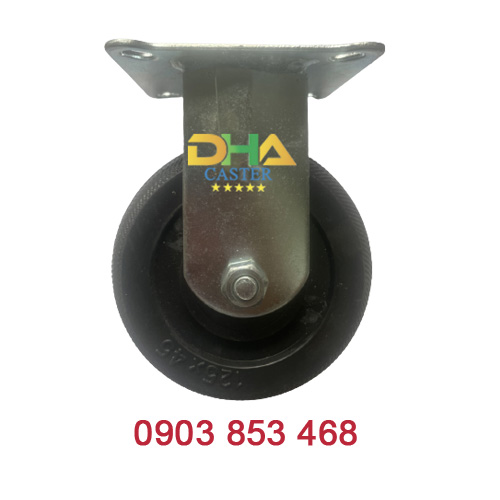 Bánh xe cao su Sh130 cố định